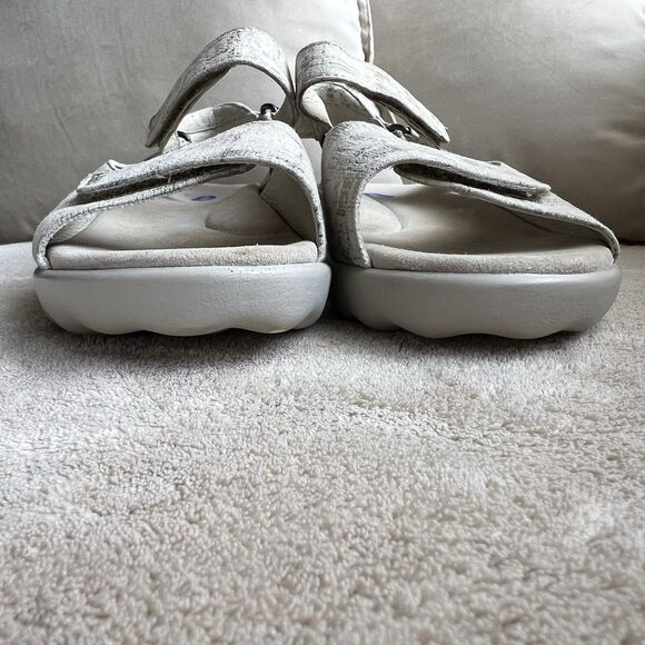 Wolky Multu Picasso Crash Multi White Adjustable Sandals EU 38 US 7 Comfort - Picture 11 of 16